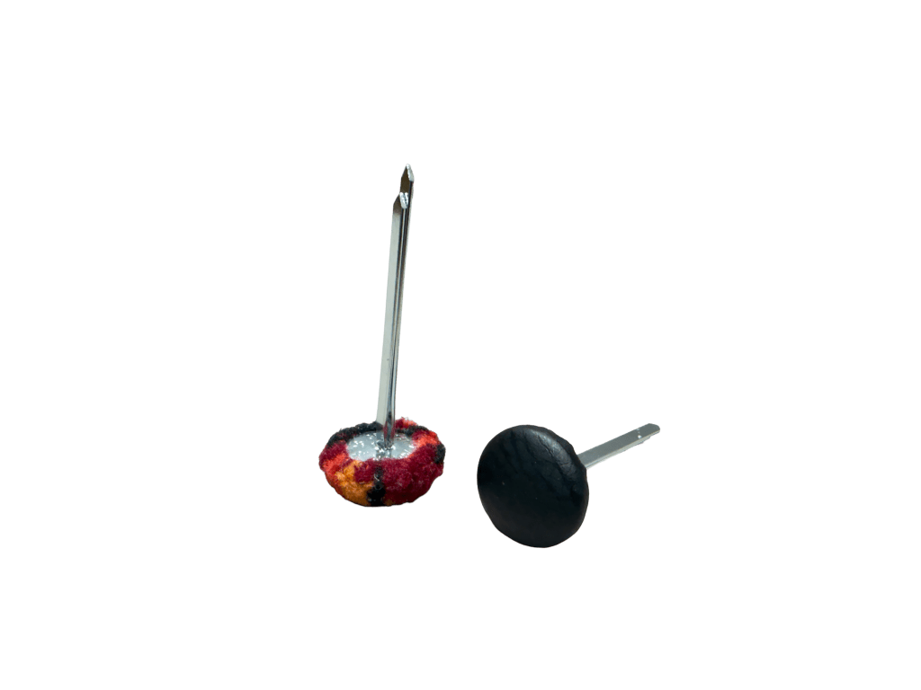 Bouton capitonnage à agrafe 18mm