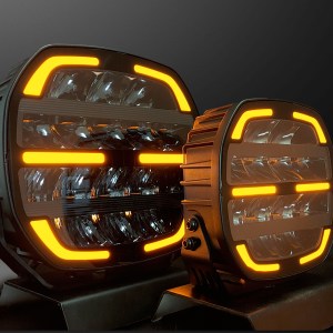 Feu de route Night Seeker 7" Blanc/Ambre – Image 3