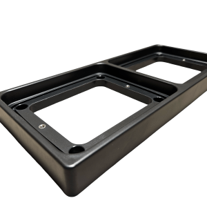 Support feu carré X2 "horizontal"
