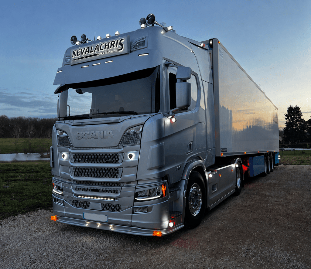 Visière Ronde Fox Parts 40 cm Scania NTG